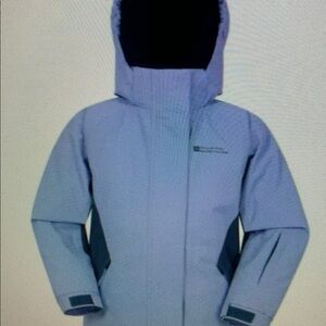 Kids Blue Hooded Jacket